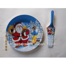 Santa Geschenk Dekoration Keramik Dessert Platten mit Server